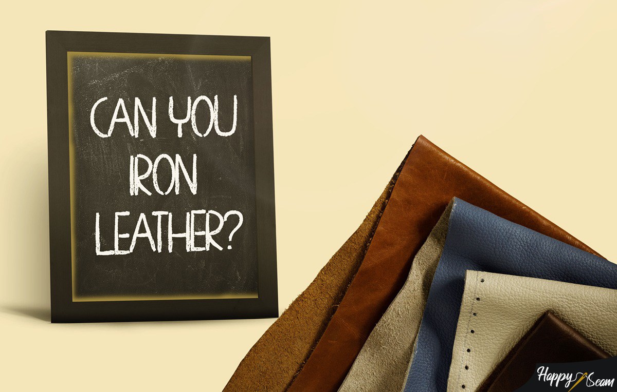 can you iron leather sofa